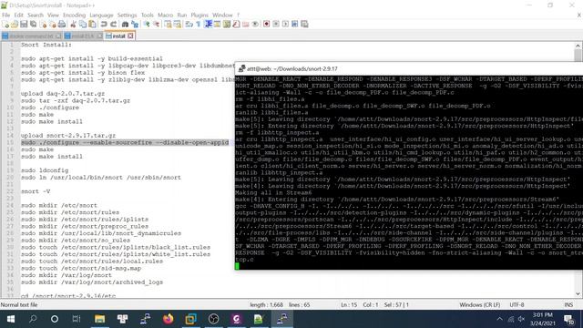 Snort install on Ubuntu 14 смотреть онлайн