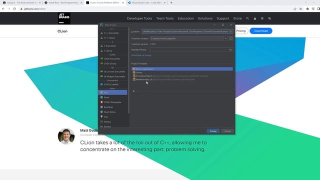 Rust: VS Code oder CLion und Setup mit RustUp | Rust Tutorial #1 смотреть онлайн