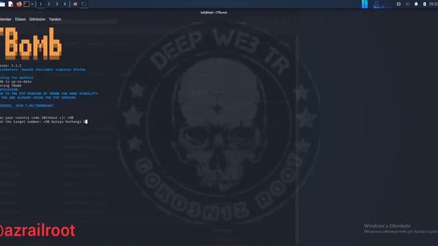 Hedef Cihaza Anonim Olarak SMS Göndermek смотреть онлайн
