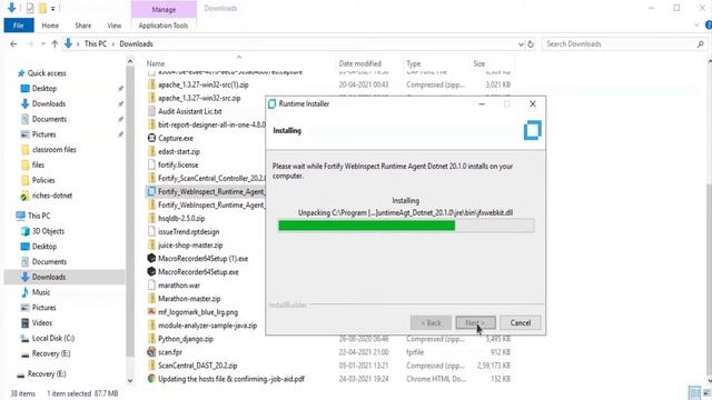Install the WebInspect Dotnet Agent смотреть онлайн