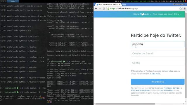 rainbowstream on arch linux смотреть онлайн