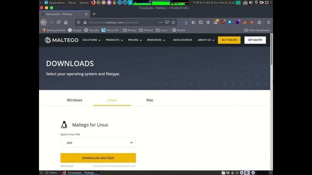 How to install Maltego and solve login issue in parrot security os 2021 ? смотреть онлайн