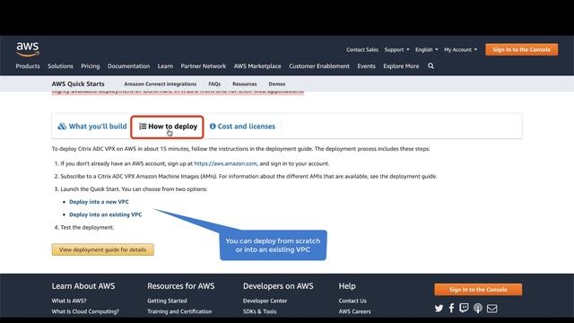 AWS QuickStart for Citrix ADC: Simple and Speedy deployment of Citrix ADC VPX for web applications смотреть онлайн