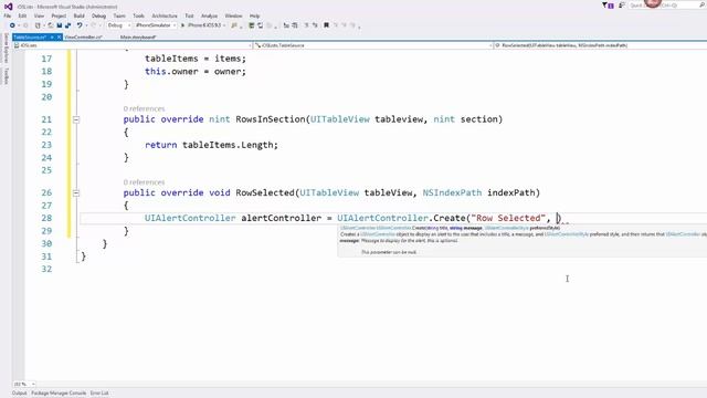 Xamarin iOS Tutorial Lesson 3 - TableView and the Browser смотреть онлайн