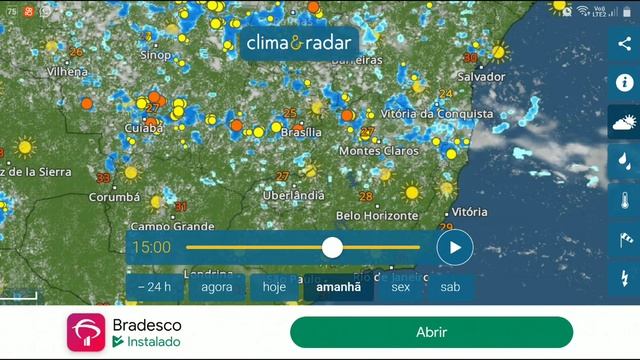 Previsão do tempo para todo o Brasil Dia 04/04/2024. смотреть онлайн