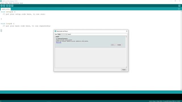 Configurando a IDE do Arduíno para reconhecer as placas ESP32 смотреть онлайн
