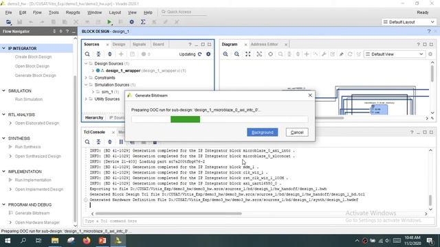 Vitis: Hello World Program Using MicroBlaze Processor On Artix 7 (AC701)