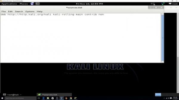 How to fix unable to Locate Package Update in Kali Linux