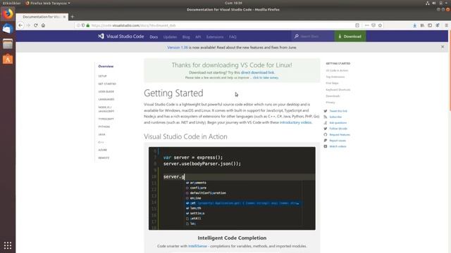 15) Visual Studio Code Kurulumu (Linux Shell Script Eğitimi) смотреть онлайн
