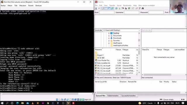 INSTALLASI FTP PADA UBUNTU SERTA UPLOAD SEBUAH FILE KE DALAM SERVER UBUNTU смотреть онлайн
