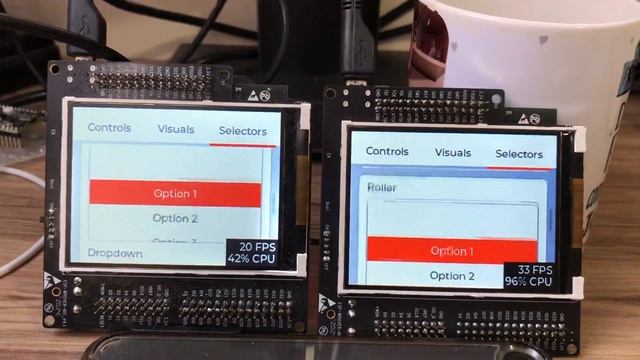ESP32 running LVGL on Apache NuttX with SMP смотреть онлайн