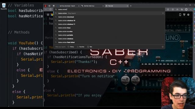 Installing KALI LINUX on Raspberry Pi with Balena Etcher смотреть онлайн