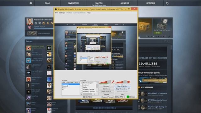 How to record CSGO with OBS smoothly, NO lag смотреть онлайн