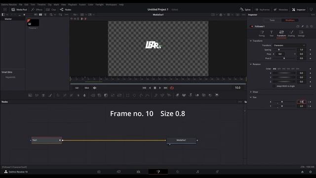 Bounce Text Effect In Davinci Resolve 18 Tutorial смотреть онлайн