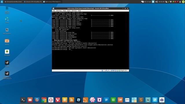 Update on Arch Linux command line install with LXDE on Virtualbox смотреть онлайн