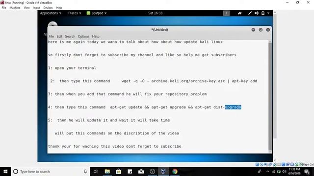 How to update Kali Linux 2017.x to 2018.1 | update issue fixed 2018 смотреть онлайн