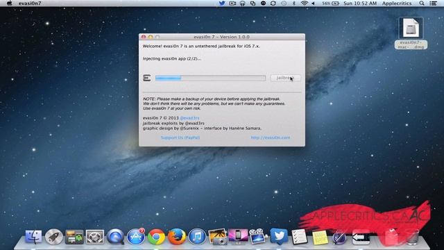 Official iOS 7 Untethered 7.04 Jailbreak iPhone 5S/5C/5/4S/4 iPod Touch 5G/4G смотреть онлайн