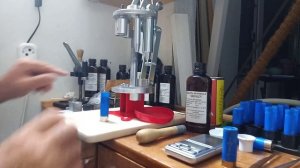 Пресс "Барсук" для снаряжания  патронов 12-го калибра .