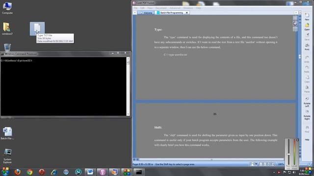 Using type command in batch script.avi смотреть онлайн