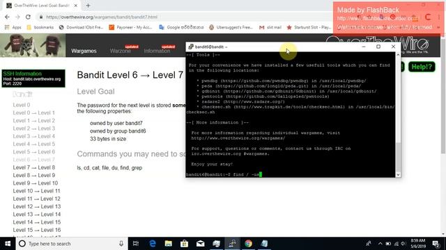 Bandit overthewire with PuTTY смотреть онлайн