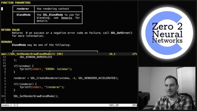 Build AI Snake in C - Zero to Neural Networks - [ C Programming ] смотреть онлайн