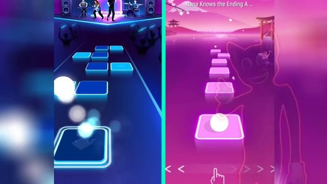 Cartoon Cat vs Mr. Hopp Song - Tiles Hop "Endless Mode" Linux Fun смотреть онлайн