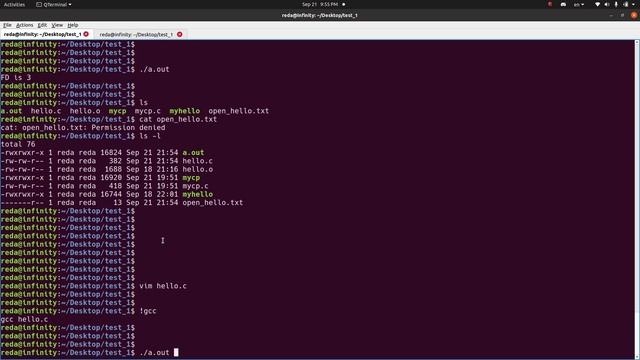 03 - Linux System Programming - System calls and command line arguments смотреть онлайн