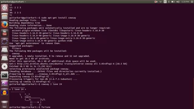 Linux Tutorial : 5 Fun with Linux COMMANDS смотреть онлайн