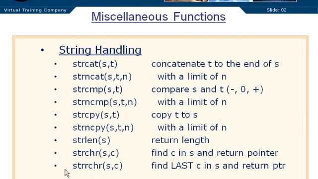 08.10.Miscellaneous Functions смотреть онлайн