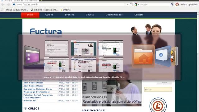 Ubuntu 11.10 - Alt + Tab e Alt+ ' смотреть онлайн