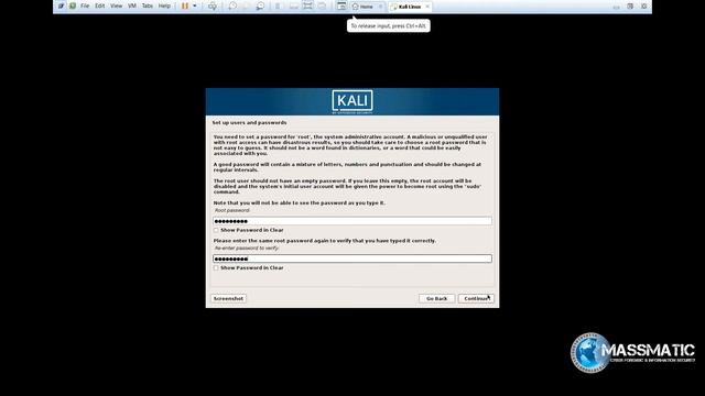 Kali Linux Installation In Vmware смотреть онлайн