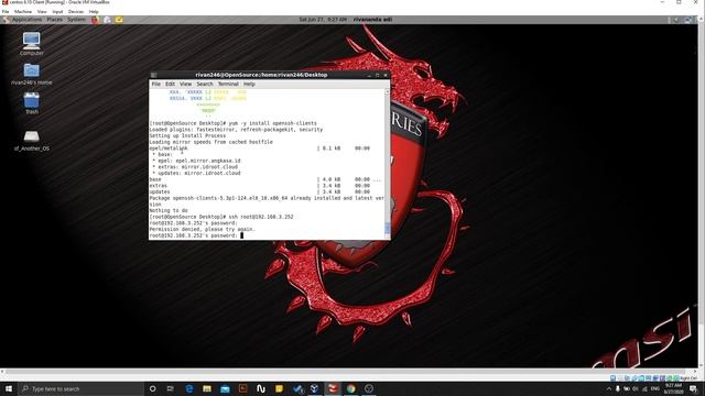 Konfigurasi SSH dan login tanpa password di centos 6 || Lab opensource ITPLN смотреть онлайн