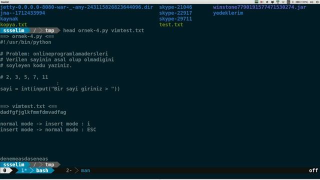 15 - Linux Komut Satırı Dersleri - head Komutu смотреть онлайн
