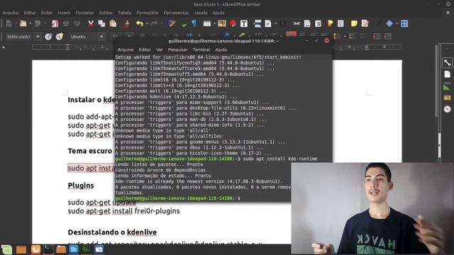 Como BAIXAR e INSTALAR o KDENLIVE no LINUX MINT смотреть онлайн