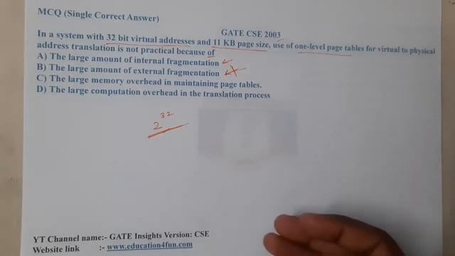 GATE CSE 2003 смотреть онлайн