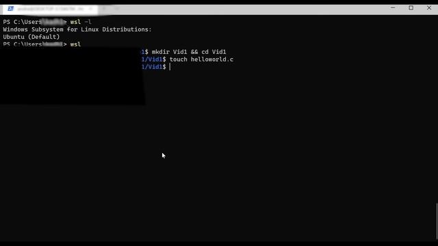 C Programming: Hello World (VS Code | WSL) смотреть онлайн