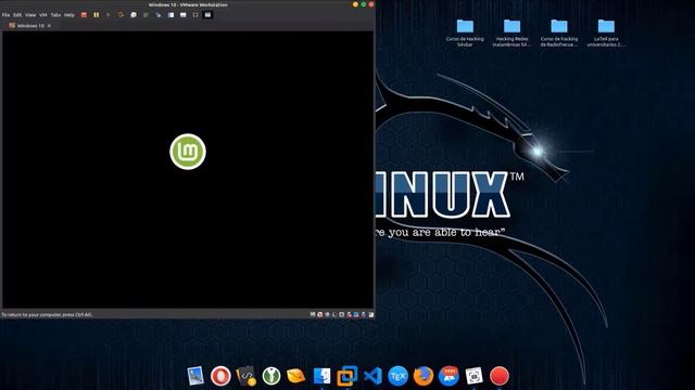 Hacking a Windows 10 vm with Linux MInt смотреть онлайн