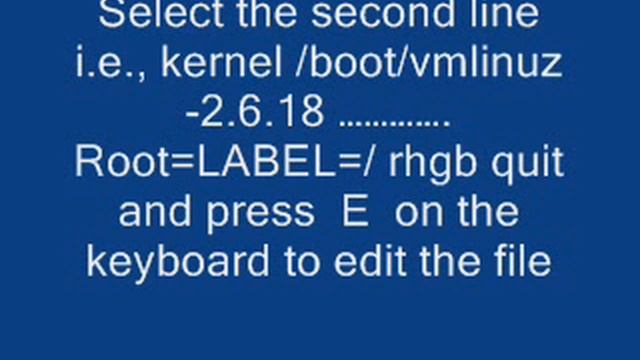 Forget Root Password of Red Hat Linux смотреть онлайн