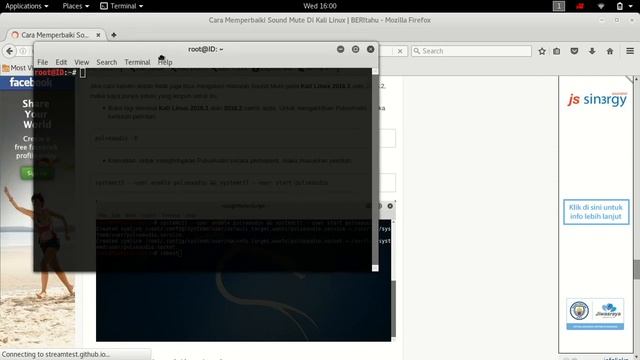 Fix Sound Mute in Kali Linux Rolling 2016.1 / 2016.2 | No Sound in Kali Linux Rolling смотреть онлайн