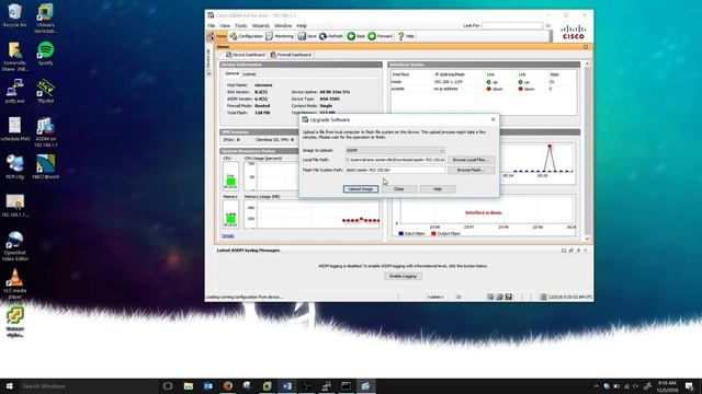 Upgrade IOS & ASDM On Cisco ASA 5505