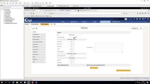 Liaison de GLPI à L'Active Directory смотреть онлайн