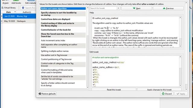 Calibre Author Sort смотреть онлайн
