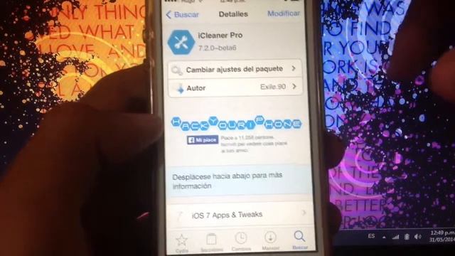iOS 7 Tweak (ICleaner Pro) смотреть онлайн