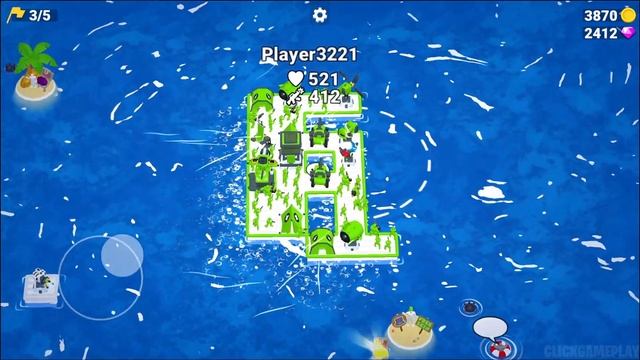 War Of Rafts: Crazy Sea Battle Gameplay Walkthrough Part 14 - Tutorial Navy War (Android,iOS) смотреть онлайн