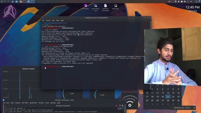 how to change kali Linux environment | KDE plasma смотреть онлайн
