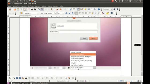 Linux Ubuntu zoom zoomen desktop смотреть онлайн