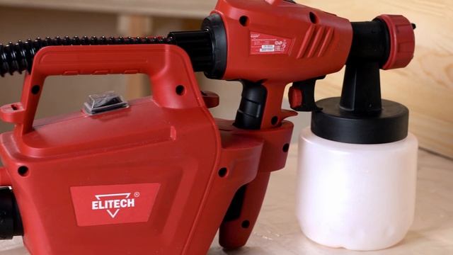 Обзор краскопульта Elitech КЭ 800П смотреть онлайн