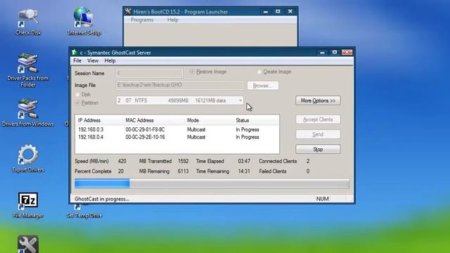 Backup and restore usando ghost & ghost cast server - Instalación linux смотреть онлайн