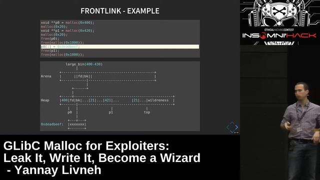 GLibC Malloc for Exploiters: Leak It, Write It, Become a Wizard - Yannay Livneh смотреть онлайн