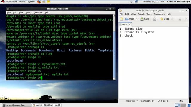 11. Extend Logical Volumes - RedHat 6.0 Sinhala Tutorials by Coding Style смотреть онлайн